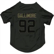 Neville Gallimore Los Angeles Rams  Service Dog & Cat Pet Jersey - Black