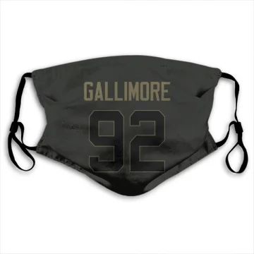 Neville Gallimore Los Angeles Rams  Service Face Mask - Black