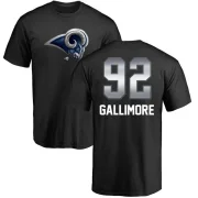 Neville Gallimore Men's Los Angeles Rams Midnight Mascot T-Shirt - Black