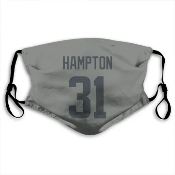 Nick Hampton Los Angeles Rams  Face Mask - Gray