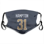 Nick Hampton Los Angeles Rams  Face Mask - Navy