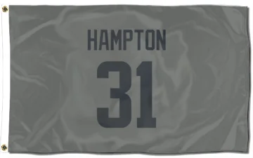 Nick Hampton Los Angeles Rams  Flag (3 X 5) - Gray