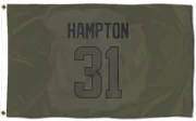 Nick Hampton Los Angeles Rams  Flag (3 X 5) - Olive