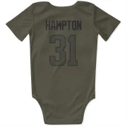 Nick Hampton Los Angeles Rams  Infant & Newborn Bodysuit - Olive