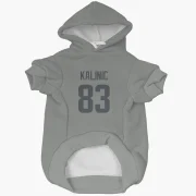 Nikola Kalinic Los Angeles Rams  Dog & Cat Pet Hoodie - Gray