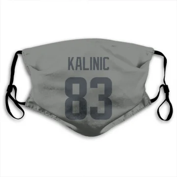 Nikola Kalinic Los Angeles Rams  Face Mask - Gray