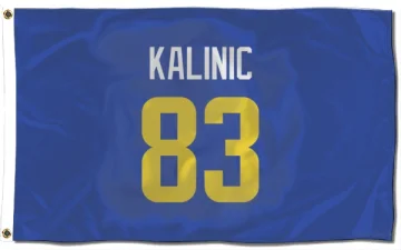 Nikola Kalinic Los Angeles Rams  Flag (3 X 5) - Royal