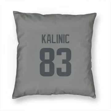 Nikola Kalinic Los Angeles Rams  Pillow Cover (18 X 18) - Gray