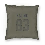 Nikola Kalinic Los Angeles Rams  Pillow Cover (18 X 18) - Olive