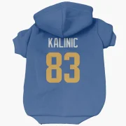 Nikola Kalinic Los Angeles Rams   Royal  Dog & Cat Pet Hoodie - Gold