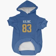 Nikola Kalinic Los Angeles Rams   Royal  Dog & Cat Pet Hoodie - Gold