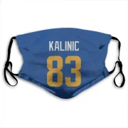 Nikola Kalinic Los Angeles Rams   Royal  Face Mask - Gold