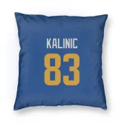 Nikola Kalinic Los Angeles Rams   Royal  Pillow Cover (18 X 18) - Gold