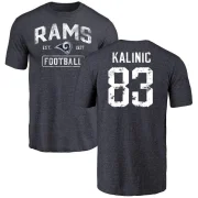 Nikola Kalinic Men's Los Angeles Rams Distressed T-Shirt - Navy