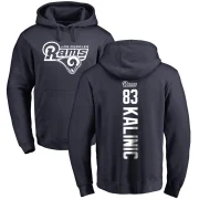 Nikola Kalinic Men's Los Angeles Rams Pro Line Backer Pullover Hoodie Navy