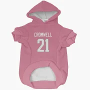 Nolan Cromwell Los Angeles Rams  Dog & Cat Pet Hoodie - Pink