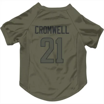 Nolan Cromwell Los Angeles Rams  Dog & Cat Pet Jersey - Olive