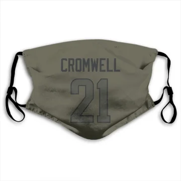 Nolan Cromwell Los Angeles Rams  Face Mask - Olive