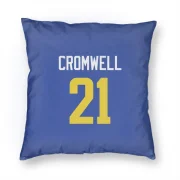 Nolan Cromwell Los Angeles Rams  Pillow Cover (18 X 18) - Royal