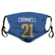 Nolan Cromwell Los Angeles Rams Royal  Face Mask - Gold