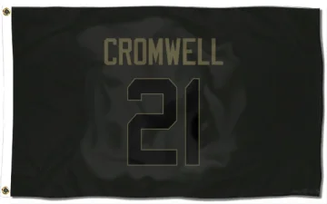 Nolan Cromwell Los Angeles Rams  Service Flag (3 X 5) - Black