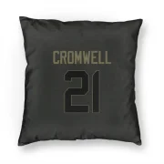 Nolan Cromwell Los Angeles Rams  Service Pillow Cover (18 X 18) - Black