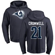 Nolan Cromwell Men's Los Angeles Rams Pro Line Logo Pullover Hoodie Navy