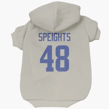 Omar Speights Los Angeles Rams   Bone Dog & Cat Pet Hoodie