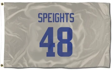 Omar Speights Los Angeles Rams   Bone Flag (3 X 5)