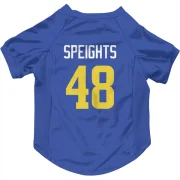 Omar Speights Los Angeles Rams  Dog & Cat Pet Jersey - Royal