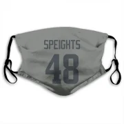 Omar Speights Los Angeles Rams  Face Mask - Gray