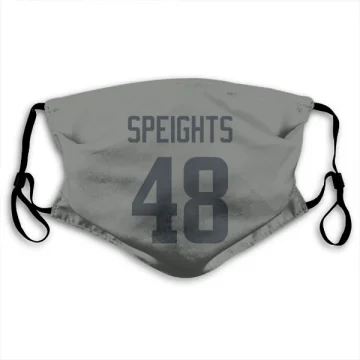 Omar Speights Los Angeles Rams  Face Mask - Gray