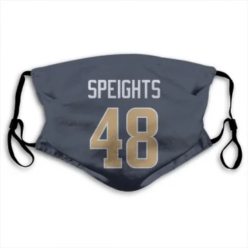 Omar Speights Los Angeles Rams  Face Mask - Navy