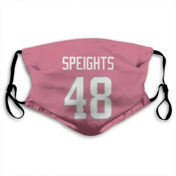 Omar Speights Los Angeles Rams  Face Mask - Pink