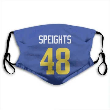 Omar Speights Los Angeles Rams  Face Mask - Royal