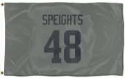 Omar Speights Los Angeles Rams  Flag (3 X 5) - Gray