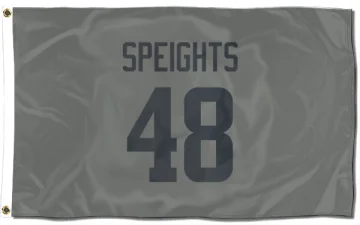 Omar Speights Los Angeles Rams  Flag (3 X 5) - Gray