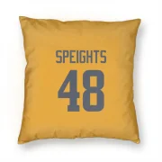 Omar Speights Los Angeles Rams  Pillow Cover (18 X 18) - Gold