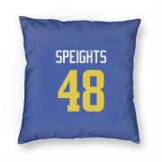 Omar Speights Los Angeles Rams  Pillow Cover (18 X 18) - Royal