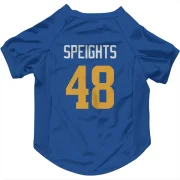 Omar Speights Los Angeles Rams   Royal  Dog & Cat Pet Jersey - Gold