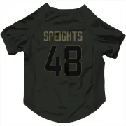 Omar Speights Los Angeles Rams  Service Dog & Cat Pet Jersey - Black