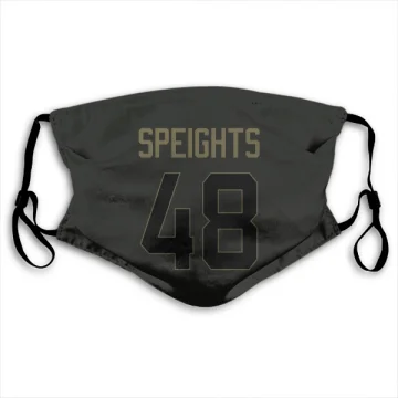 Omar Speights Los Angeles Rams  Service Face Mask - Black