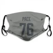 Orlando Pace Los Angeles Rams  Face Mask - Gray