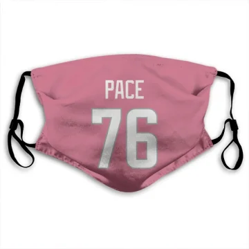 Orlando Pace Los Angeles Rams  Face Mask - Pink