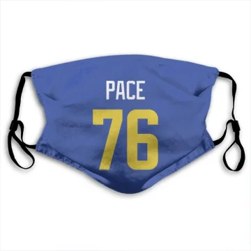 Orlando Pace Los Angeles Rams  Face Mask - Royal