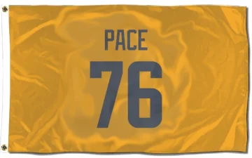 Orlando Pace Los Angeles Rams  Flag (3 X 5) - Gold