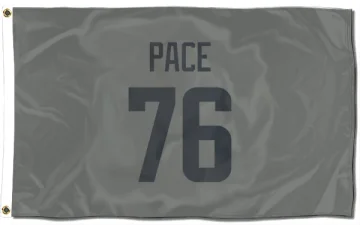 Orlando Pace Los Angeles Rams  Flag (3 X 5) - Gray