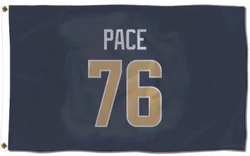 Orlando Pace Los Angeles Rams  Flag (3 X 5) - Navy