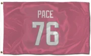 Orlando Pace Los Angeles Rams  Flag (3 X 5) - Pink