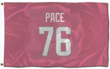 Orlando Pace Los Angeles Rams  Flag (3 X 5) - Pink